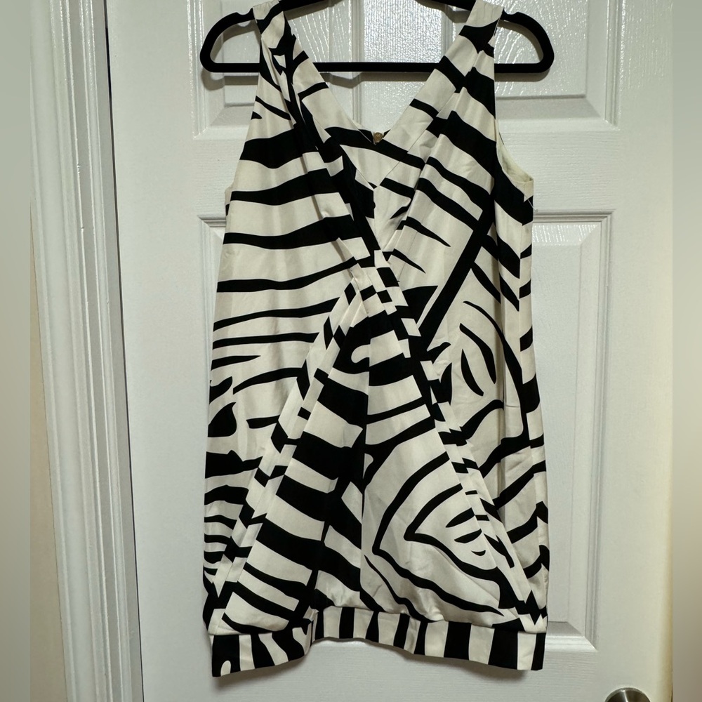 Julie Haus black and white mini dress